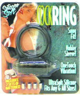 Cock Ring Silicone Soft Snug Fit 1 Touch Vibration Vibrating Cock Rings